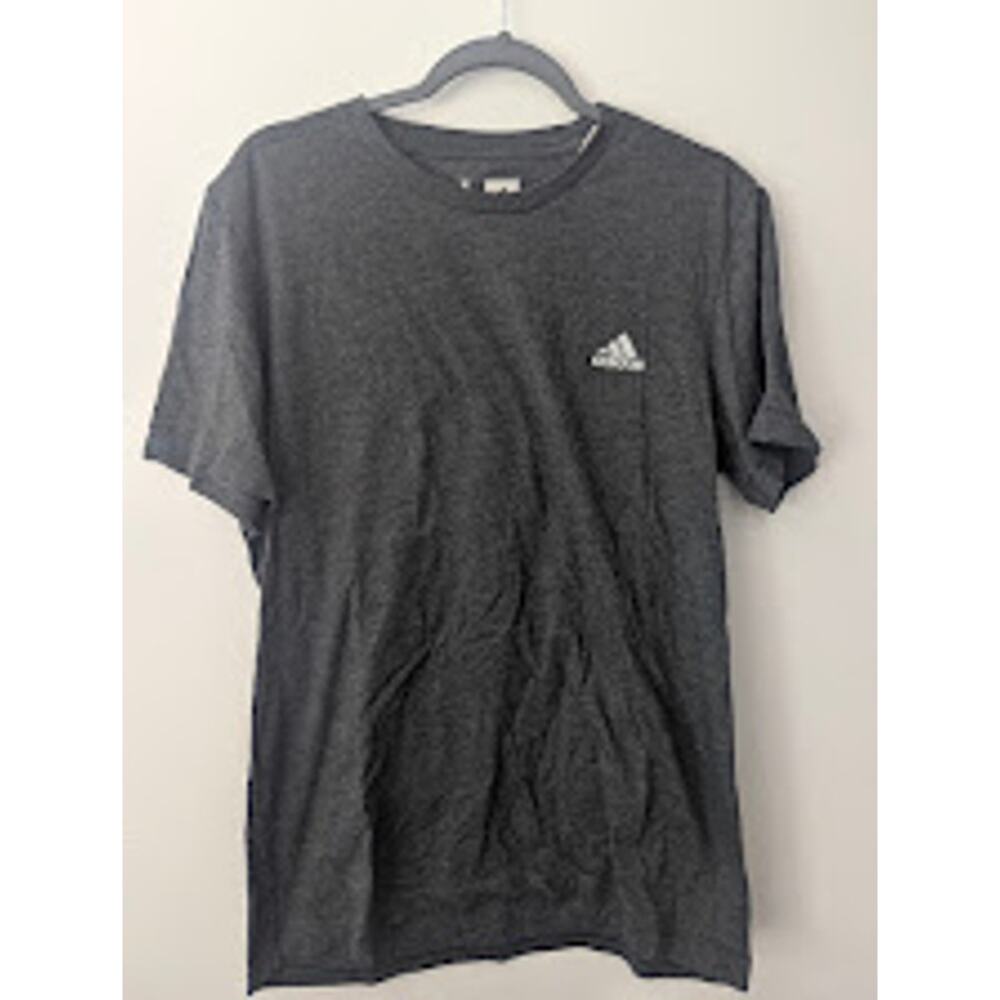 Adidas Men’s Large Dark Gray Athletic T-Shirt Casual Activewear Tee
